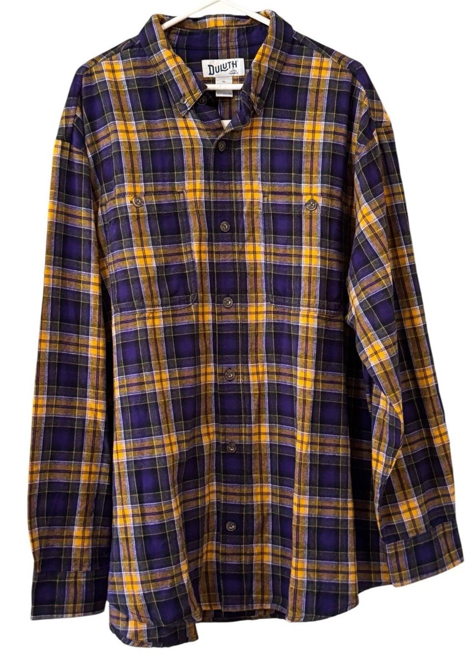 Duluth Men's Free Swingin' Flannel Relaxed Fit Shirt Size XL Regular Outdoor NWT